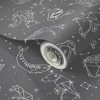 Constellations // geometric animal star nursery