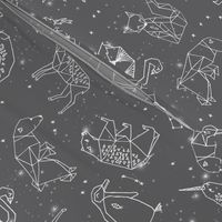 Constellations // geometric animal star nursery