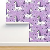 unicorn // girly lilac pastel purple leggigngs