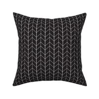 Small Arrow Chevron -Charcoal