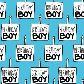 Birthday Boy Aqua ~1"