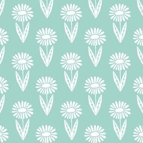 bloom // floral gender neutral mint pastel