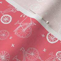 bicycles // coral girls bikes bicycles summer fun print for girls