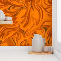 Orange Satiny Marble