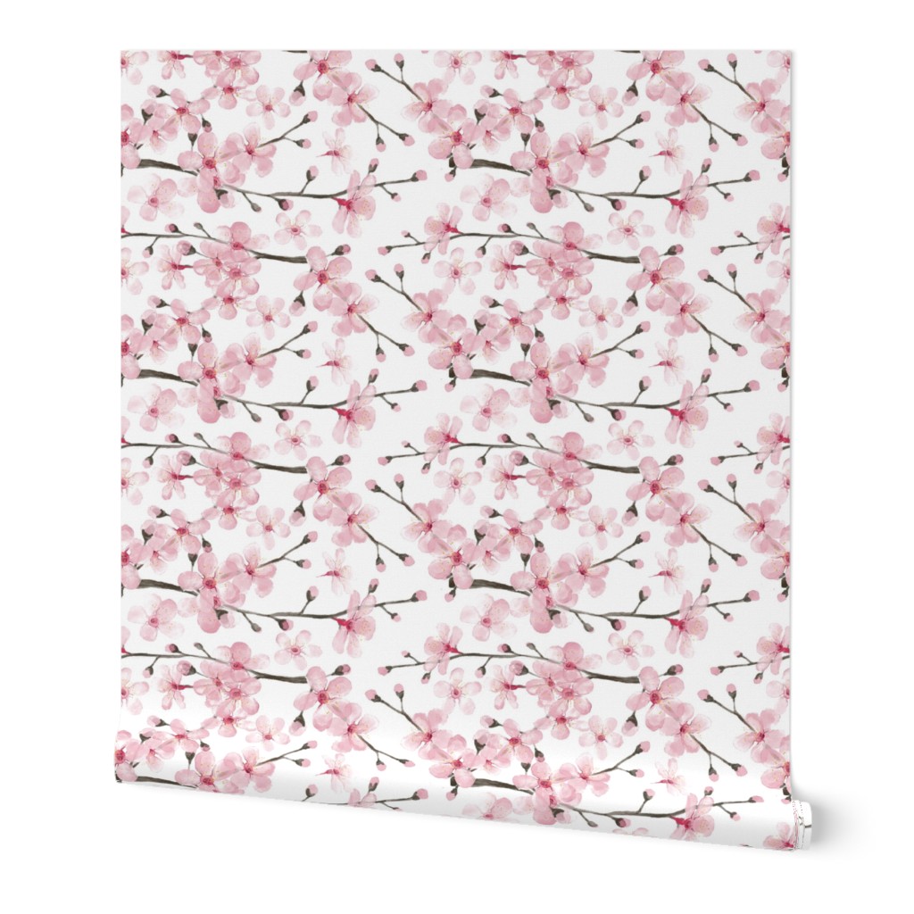 cherry blossom watercolor  // cherry blossom floral