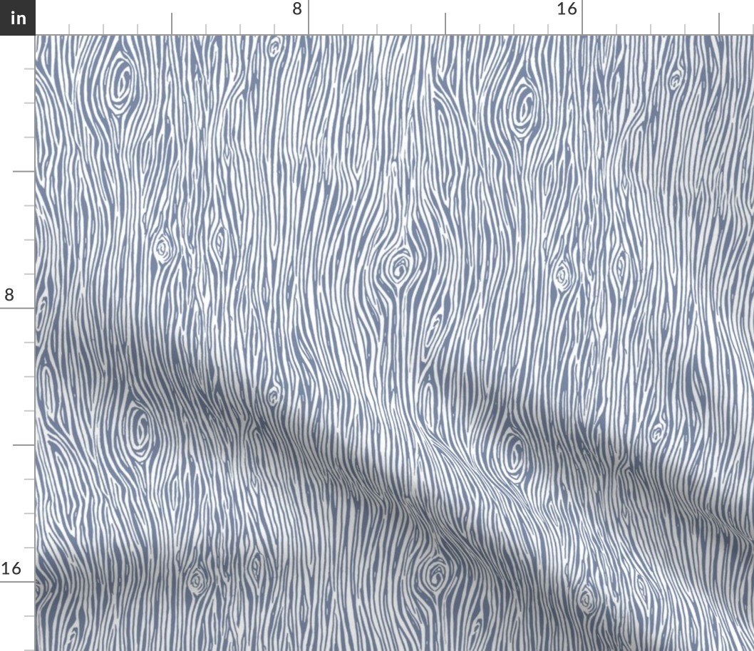 woodgrain // faux bois woodland forest trees blue nursery kids