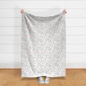 arrows scattered //  pink and mint scattered girly pastel arrows print southwest decor