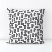 tree stump // black and white forest logs woodland black and white nursery 