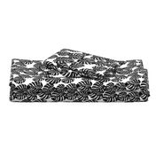 monstera leaf fabric // palm print tropical palm black and white kids summer 2016 palm print trend