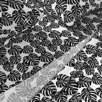 monstera leaf fabric // palm print tropical palm black and white kids summer 2016 palm print trend