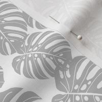 monstera // grey and white kids tropical palm palms palm print trend