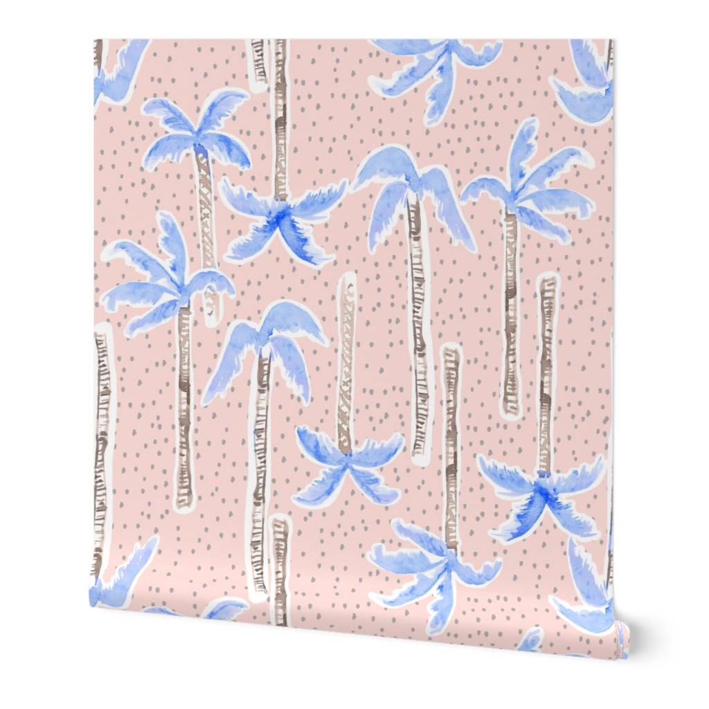 Tropicana Palms (blue/pink)