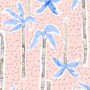 Tropicana Palms (blue/pink)