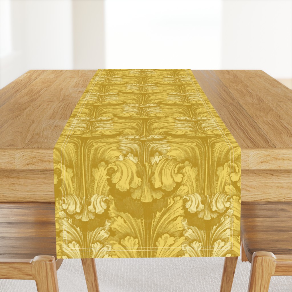 Classic Acanthus Leaves v2 Yellow Gold