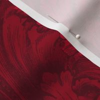 Classic Acanthus Leaves v2 Burgundy