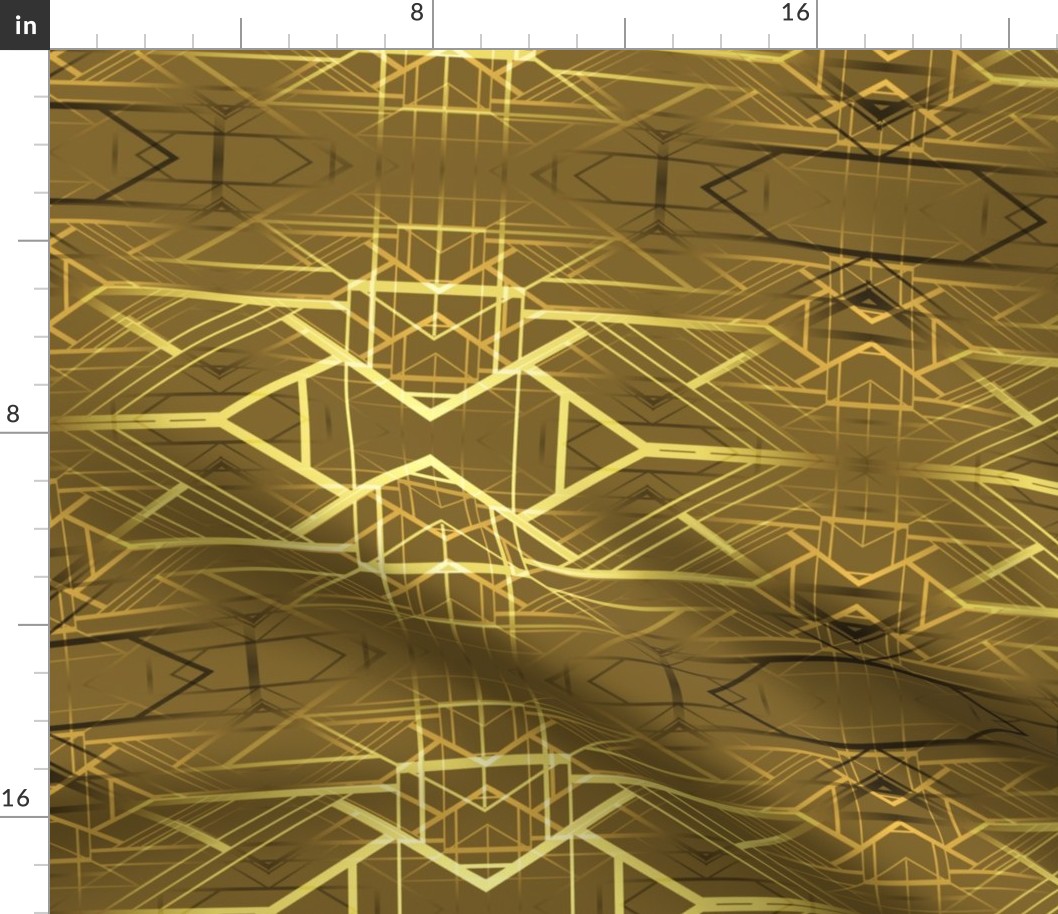 deco background gold
