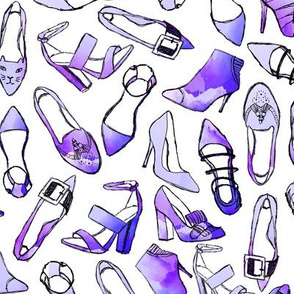 shoes // watercolor purple watercolour girls shoe beauty fashion girly