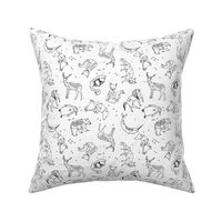 constellations // origami constellations geometric kids animals nursery baby stars