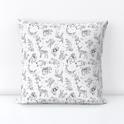 constellations // origami constellations geometric kids animals nursery baby stars