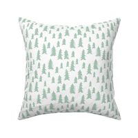 woodland // trees forest mint nursery cute kids design