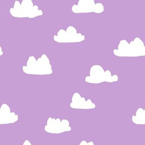 clouds // pastel purple clouds cute girls 