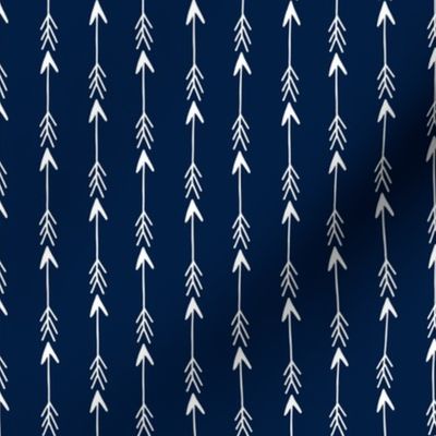 arrow // navy and white stripes arrows kids nursery baby crib bedding coordinate