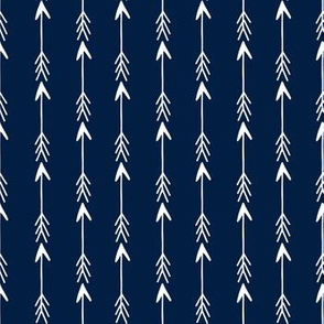 arrow // navy and white stripes arrows kids nursery baby crib bedding coordinate