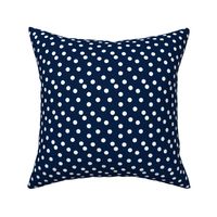 dots // navy blue kids nursery baby coordinate