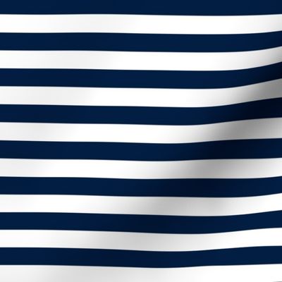 stripe fabric // navy and white half inch stripes nursery baby kids