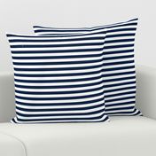 stripe fabric // navy and white half inch stripes nursery baby kids