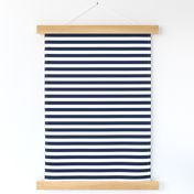 stripe fabric // navy and white half inch stripes nursery baby kids