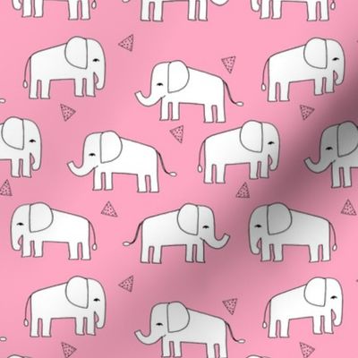 elephant // pink elephants baby girl baby girls nursery sweet pink elephants