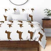 dachshund  // doxie pillow cut and sew pillow dog cute pet pillow plushie