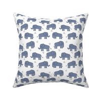 elephant // nursery baby boy blue 