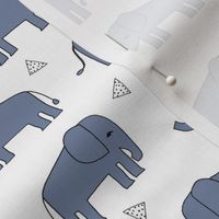 elephant // nursery baby boy blue 