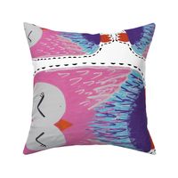 Cute owl pillow