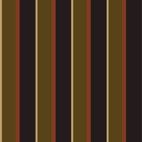 Bold Green and Black Stripes