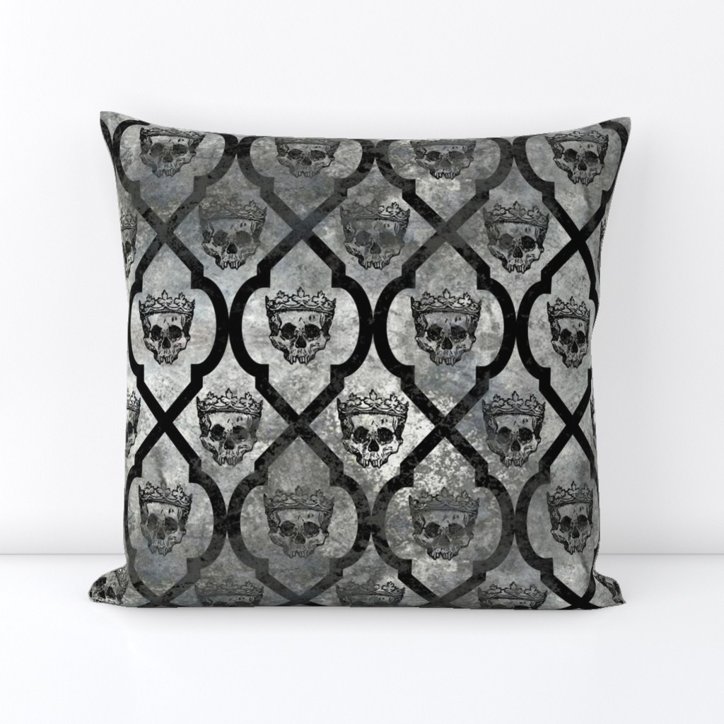 Skull Fresco - gray