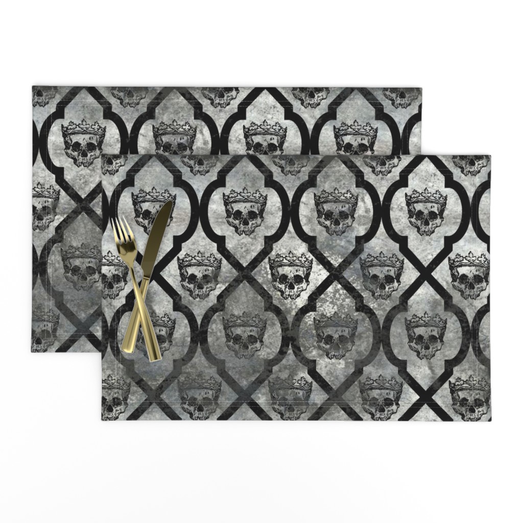 Skull Fresco - gray