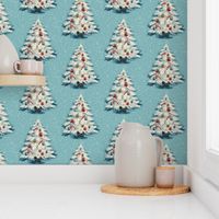 Retro Christmas Tree - A vintage style Yuletide design