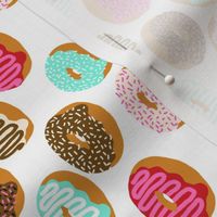 (RR) donuts pink chocolate strawberry yummy food print