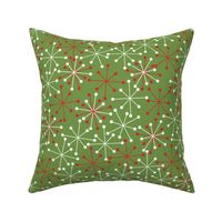 Atomic Snowflakes- XL Olive