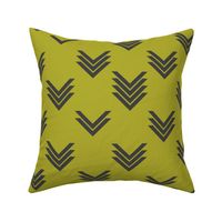 Varied Chevron Olive