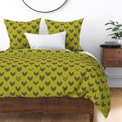 Varied Chevron Olive