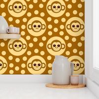 Extra Dotty Monkey Polka Dot