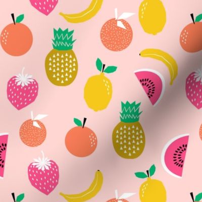 fruits summer pink pineapple fruit watermelon bananas oranges lemons pineapples pink girly cute 