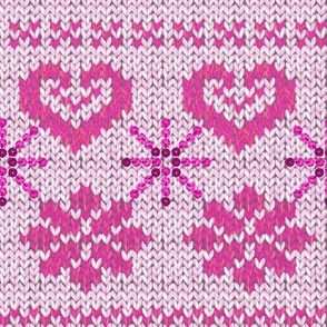 Scandinavian Knitting (Pink)