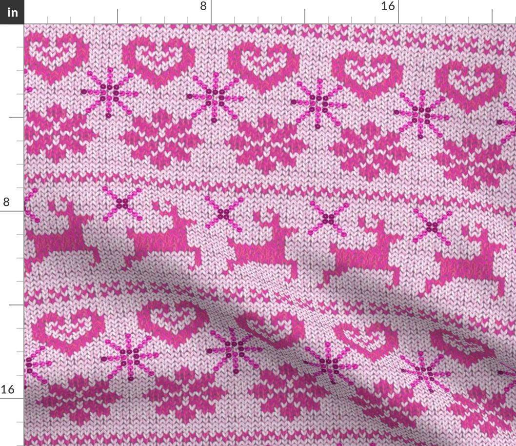 Scandinavian Knitting (Pink)