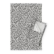 Leopard Animal Fur Print Grey