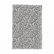 Leopard Animal Fur Print Grey